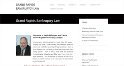 Desktop Screenshot of grandrapidsbankruptcylaw.com