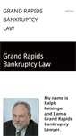 Mobile Screenshot of grandrapidsbankruptcylaw.com